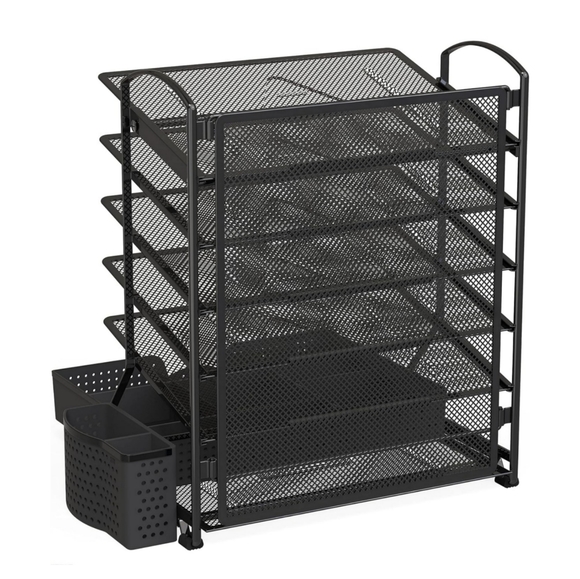 6 Tier Document Tray With Drawers - Picture 4 of 16